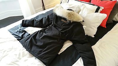 Pre-owned Canada Goose Brand "red Label" Edition "black"  Langford Xl Parka Jacket