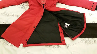Pre-owned Canada Goose Brand "red Label" Edition  Red Shelburne "xs" Parka Jacket In Sunfire Red