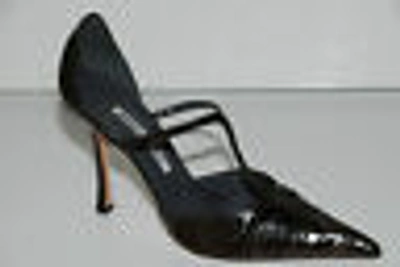 Pre-owned Manolo Blahnik $6500  Brown Valon Alligator Crocodile Shoes 39.5 9