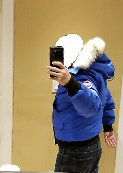 Pre-owned Canada Goose 2022 Grey Label Polar Bear Blue Label Pbi