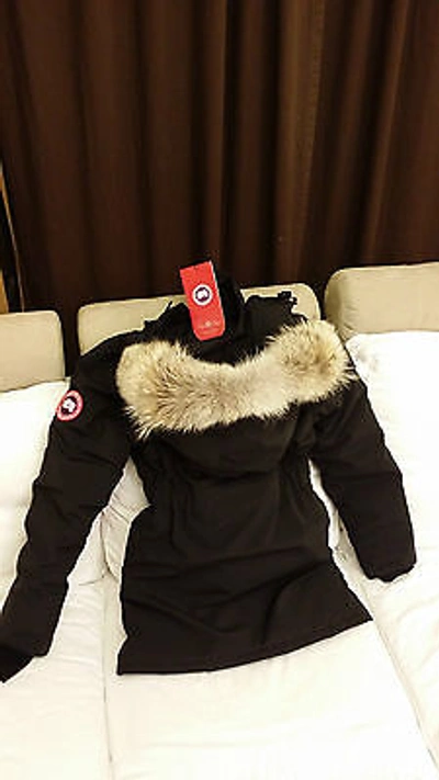 Pre-owned Label Brand Black "red " Canada Goose Trillium Xs/extra-small Parka Jacket