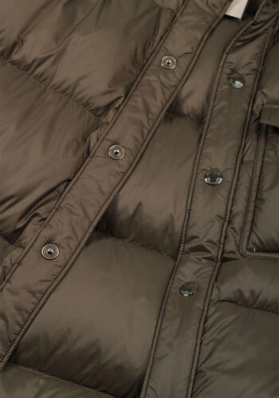 Pre-owned Tom Ford Taupe Quilted Down Jacket Coat Size 50 / 40r U.s. Outerwear Jacket In Brown
