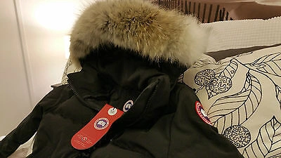 Pre-owned Canada Goose Brand "red Label" Edition Black  Mystique Sm Parka Jacket