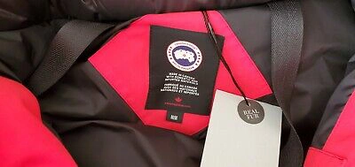 Pre-owned Canada Goose Brand Grey Label Sunfire Red  Erickson Parka Men Size Medium Mm
