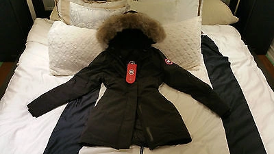 Pre-owned Canada Goose Brand "red Label" Edition Navy  Victoria Medium Parka Jacket