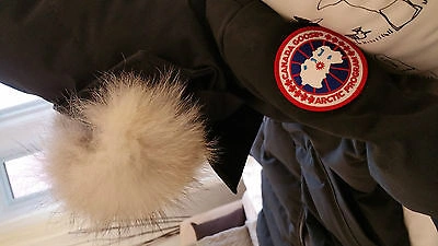 Pre-owned Label Edition Brand Red  Black Canada Goose Mystique Large Parka Jacket