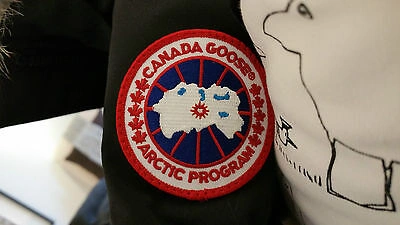 Pre-owned Label Edition Brand Red  Black Canada Goose Mystique Large Parka Jacket
