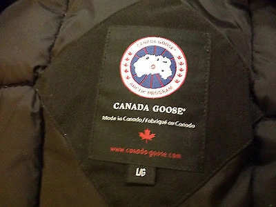 Pre-owned Label Edition Brand Red  Black Canada Goose Mystique Large Parka Jacket