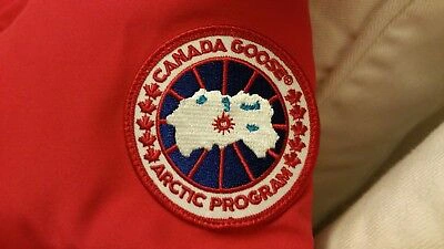 Pre-owned Canada Goose Brand "red Label" Edition  Red Shelburne "small" Parka Jacket In Sunfire Red