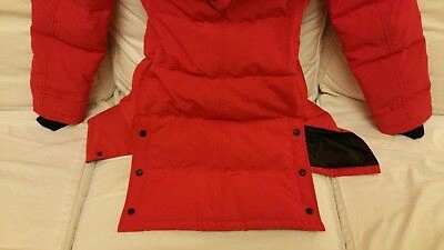 Pre-owned Canada Goose Brand "red Label" Edition  Red Shelburne "small" Parka Jacket In Sunfire Red