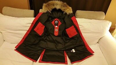 Pre-owned Canada Goose Brand "red Label" Edition  Red Shelburne "small" Parka Jacket In Sunfire Red