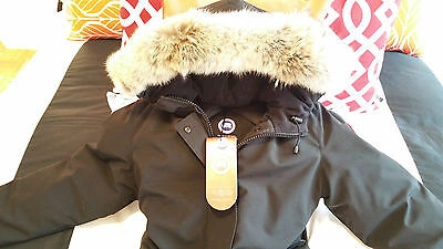 Pre-owned Label Concept Brand Red  Edition Black Canada Goose Victoria Lg Parka Jacket