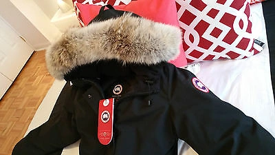 Pre-owned Label Concept Brand Red  Edition Black Canada Goose Victoria Lg Parka Jacket