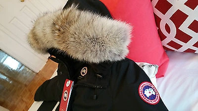 Pre-owned Label Concept Brand Red  Edition Black Canada Goose Victoria Lg Parka Jacket