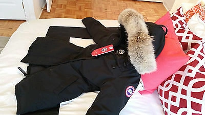 Pre-owned Label Concept Brand Red  Edition Black Canada Goose Victoria Lg Parka Jacket