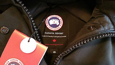Pre-owned Label Concept Brand Red  Edition Black Canada Goose Victoria Lg Parka Jacket