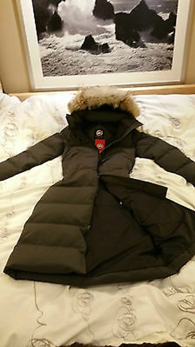 Pre-owned Label Concept Brand Red  Graphite Canada Goose Mystique Small Parka Jacket