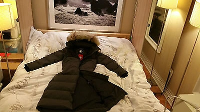 Pre-owned Label Concept Brand Red  Graphite Canada Goose Mystique Small Parka Jacket