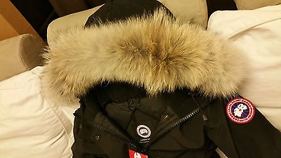 Pre-owned Canada Goose Brand "red Label" Edition "black"  Victoria Xs Parka Jacket