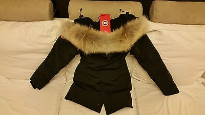 Pre-owned Canada Goose Brand "red Label" Edition "black"  Victoria Xs Parka Jacket