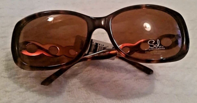 Pre-owned Daisy Fuentes Sol Women's Rx Ready Polarized Sun Glass Lenses 3 Piece Combo In Brown