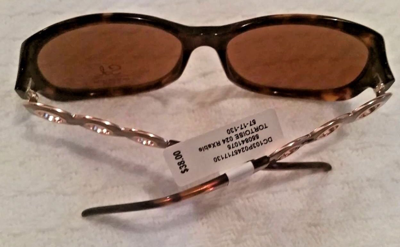 Pre-owned Daisy Fuentes Sol Women's Rx Ready Polarized Sun Glass Lenses 3 Piece Combo In Brown
