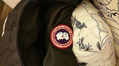 Pre-owned Label Edition Brand Red  Navy Canada Goose Victoria Large Parka Jacket