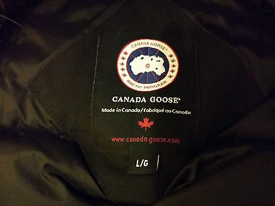 Pre-owned Canada Goose Brand "red Label" Edition Ladies Black  Victoria Lg Parka Jacket