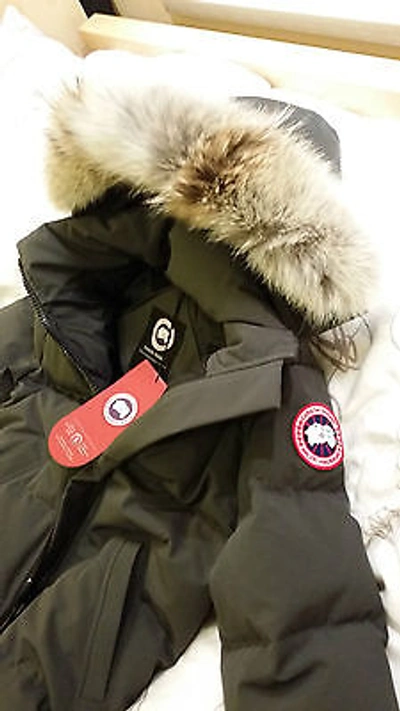 Pre-owned Canada Goose Brand "red Label" Edition Graphite  Mystique Small Parka Jacket