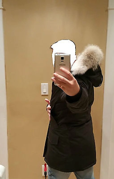 Pre-owned Canada Goose Brand Red Label Edition Hologram Black  Langford Mm Parka Jacket