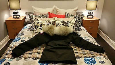 Pre-owned Canada Goose Brand Red Label Edition Hologram Black  Langford Mm Parka Jacket