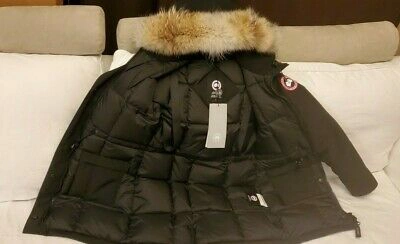 Pre-owned Canada Goose Brand Grey Label Edition Black  Victoria Ladies Xs Parka Jacket In Gray