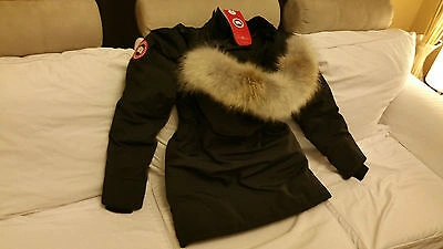 Pre-owned Canada Goose Brand Red Label Black  Trillium Small Parka Jacket