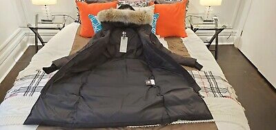 Pre-owned Canada Goose 2022 Latest Grey Label Concept Edition Black  Mystique Small Parka In Gray
