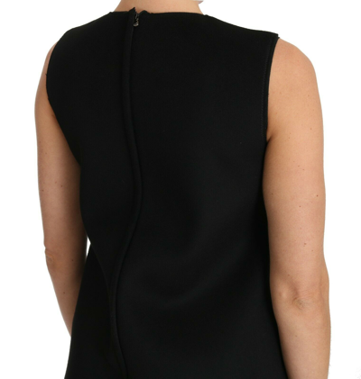 Pre-owned Dolce & Gabbana Dress Black I Am A Princess Crystal Shift It46/us12/xl Rrp $5000