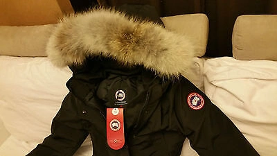 Pre-owned Canada Goose Brand Red Label Black  Trillium Small Parka Jacket
