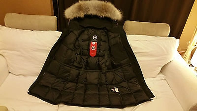 Pre-owned Canada Goose Brand Red Label Black  Trillium Small Parka Jacket