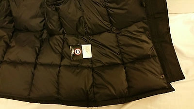 Pre-owned Canada Goose Brand Red Label Black  Trillium Small Parka Jacket