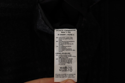 Pre-owned Dolce & Gabbana Jacket Trench Coat Check Black Wool S. It52 / Us42 /xl Rrp $2200