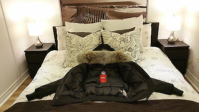 Pre-owned Label Edition Brand Red  Blk Canada Goose Hologram Chilliwack Lg Parka Jacket