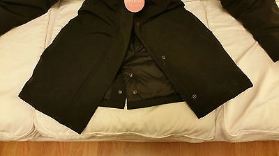 Pre-owned Label Edition Brand Red  Black Canada Goose Victoria Small Parka Jacket
