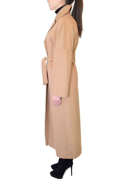 Pre-owned Versace Collection Camelhair Coat In Beige