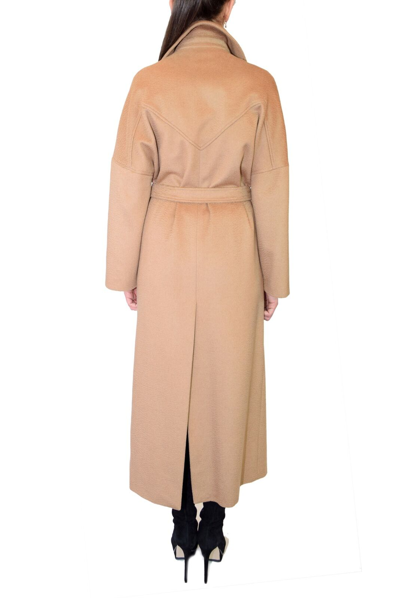 Pre-owned Versace Collection Camelhair Coat In Beige