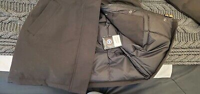 Pre-owned Canada Goose 2022 Grey Label Edition Black  Victoria "large" Ladies Parka Jacket In Gray