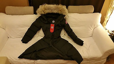 Pre-owned Label Edition Brand Red  100% Lady Black Canada Goose Mystique L Parka Jacket