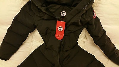 Pre-owned Label Edition Brand Red  100% Lady Black Canada Goose Mystique L Parka Jacket