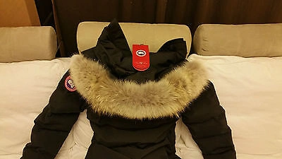 Pre-owned Label Edition Brand Red  100% Lady Black Canada Goose Mystique L Parka Jacket