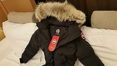 Pre-owned Label Edition Red  100% Lady Navy Blue Canada Goose Mystique Lg Parka Jacket