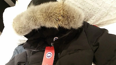Pre-owned Label Edition Brand Red  100% Lady Black Canada Goose Mystique L Parka Jacket