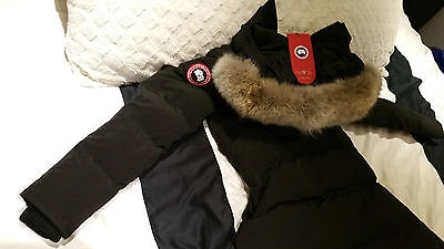 Pre-owned Label Edition Brand Red  100% Lady Black Canada Goose Mystique L Parka Jacket